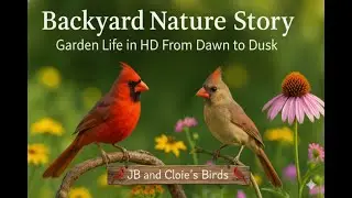 LIVE 🔴 Thursday Nature's Window 🌿 Relaxing Bird Feeder Cam | Cardinals, Bluebirds, Wrens, Squirrels