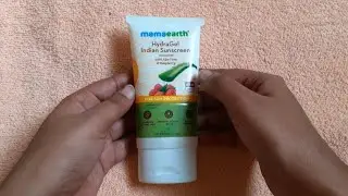 Trying Mamaearth hydragel Indian Sunscreen