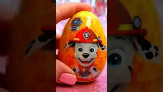 ASMR UNBOXING Paw Patrol Candy EGG Review❤️#shorts #asmr #pawpatrol #viralvideo #trending #fyp #egg