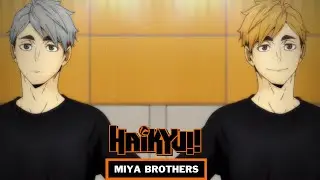 Haikyu!! All apperance scenes of the Miya twins 【S4 Part 1 HD】