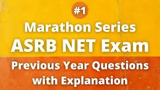 #1 Target 🎯 ASRB NET, ARS Exam | Previous Year Questions with explanation | Marathon Series | FG