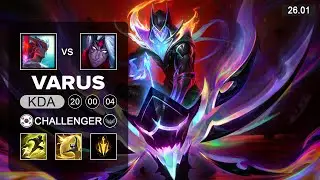 Varus vs Yone Mid - KR Challenger - Patch 26.01 Season 16