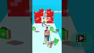 Healthy Runner Lvl.26 &ndash; Collect Kits, become HEALTHY ♿💪 #shorts #games #healthyrunner #gameshorts