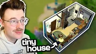 building a cozy seaside tiny house in The Sims 4