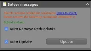 FreeCAD: работа с ошибками эскиза / избыточными ограничениями / чрезмерными ограничениями | JOKO ...