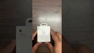 Apple 20w original adapter unboxing #trendingshorts  #apple #shortvideo #chargeriphone #shortsfeed