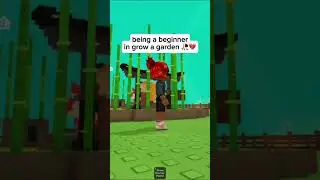 being a beginner in Grow A Garden 🥀💔 #roblox #growagarden #growagardenupdate