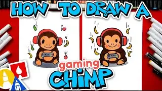 How To Draw A Video Game Chimp