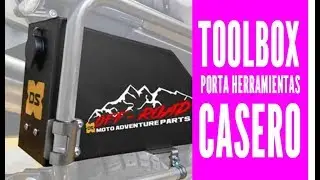 como hacer un PORTA HERRMIENTAS *TOOLBOX* para MOTO (akt Adventour 250 - zongshen rx3 - CORVEN)