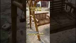 Handcrafted bamboo Jhula #outdoorfurniture #swing #jhula #online
