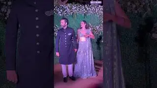 Sonalli Seygall With Husband Spotted At Wedding Reception