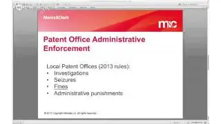 Patent Enforcement in China