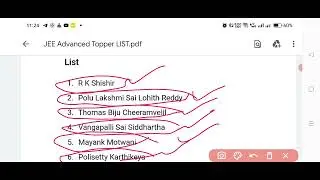 JEE ADVANCED RESULT 2022 TOPPER LIST l JEE ADVANCED 2022 TOP-50 List l AIR-1 l JEE Advanced Topper