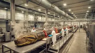 Inside a Modern Snake Meat Factory: A Process You&rsquo;ve Never Seen