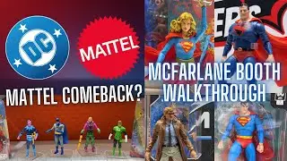 DC TOY FAIR 2025 NEWS | Mattel x DC Thoughts & New York Toy Fair McFarlane Toys Booth Walkthrough