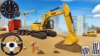 Real JCB Excavator Construction Simulator 3D &ndash; Heavy Machine Driving Game (Android Gameplay)
