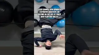 Example of how to exit powermove through advanced footwork variation // bboy Intact