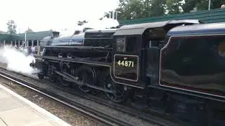 LMS Stanier Class 5 4-6-0 No. 44871 at Haslemere, UK 20/07/2019