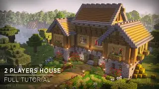 Minecraft Survival House for 2 Players | Full Tutorial & Functional Base