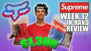 SUPREME x FOX RACING IN HAND REVIEW - Week 12, Goggles, Jersey