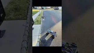 Xmaxx First run w/ hobbywing max5 g1 800kv  motor👍🏾🔥🏁 #xmaxx #traxxasxmaxx #5thscale #bashing #rccar