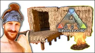 UniteTheClans Builds A Beach Hut!! :: With T-Rex & Megalodons :: ARK: Survival Evolved
