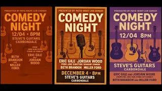 Streamin' Steve's-Patio Night - COMEDY