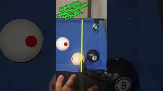 How to play a completely blocked 8-ball shot... #tricks #billiards #8ball #pool #8ballpool
