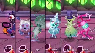 Paironormal Carnival but Each Monster is Zoomed in! (Wave 1) - My Singing Monsters!