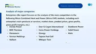 Global Micro Combined Heat and Power (Micro CHP) Market Size Will Reach USD 30782.36 Million in 2030