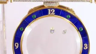 Floating Diamond Mystery Clock | M.S. Rau