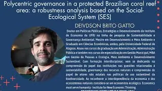 Polycentric governance in a protected Brazilian coral reef area