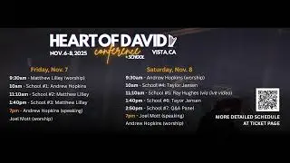 Heart of David Conference | Nov 6, 2025