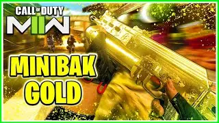 MODERN WARFARE 2 &eacute; Muita Balinha GOLD MINIBAK (PP-Bizon)