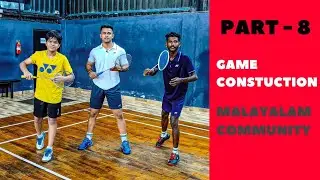 BADMINTON STROKES - MALAYALAM AJKBA : MINI VLOG🔥💪