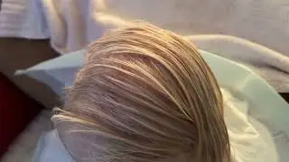 Handwashing Elder Hair Outside of The Shower | Wash Cloth Bath Style on The Couch w Baby Shampoo 🧴