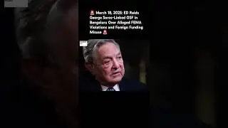 #ED#GeorgeSoros#OSF#FEMA #ForeignFunding#BreakingNews#India #EnforcementDirectorate #Bengaluru#SEDF