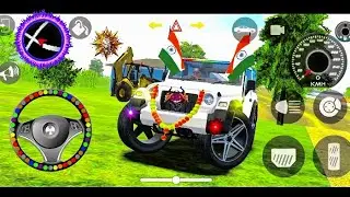 Modified Mahindra Thar👿Indian car white Thar Gadi wala Geme video Car Geme Android Geme #2026 #part5