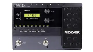 MOOER GE150  Electric Guitar Amp Modeling, Multi Effects Pedal with Looper Drum Machine