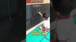 How to teach strokes & curves to kids|Learn to write Alphabet easily and quickly with this pattern