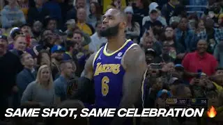 LeBron James Brought Back the Silencer Celebration and Indiana Fans was Amazed!