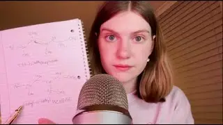 asmr roleplay | helping you study for your ochem quiz tomorrow!