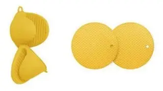 Kitchen oven gloves with textured mat kitchen gloves heat-resistant gloves