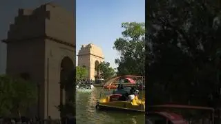Boating Start at India Gate #indiagate #indiagatedelhi #boating #delhitouristplaces #delhi #shorts