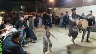 جوبي مهيمن الملحاني ومناف الدليمي ومحمد الطيب مع الفنان حامد الفراتي في العامريه عرس طه القصاب