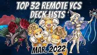 Yu-Gi-Oh! Top 32 Remote Duel YCS Vegas Deck Lists! (Mar. 2022)