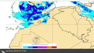 عاجل🔴 نشرة انذاربة هبات رياح قوية وامطار غزيرة⛈️اليوم وغدا الاحد 28 دجنبر من الارصاد الجوية المغربية