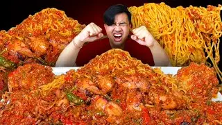 GILAA 🥵😱 MUKBANG MIE IKAN LAUT MELDY PEDAS MAMPUS + IKAN LAUT PEDAS GILA CABAI MELIMPAH