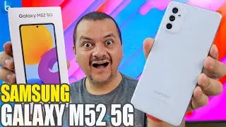 NOVO GALAXY M52 5G | Mais um LANÇAMENTO  TÁ NA MÃO! Unboxing e Impressões