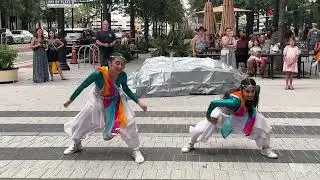 Ashi Dance Performance in Tampa Downtown 